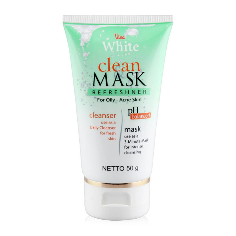 Viva Cosmetics Clean And Mask Refreshner For Oily - Acne Skin 50gr | Gogobli
