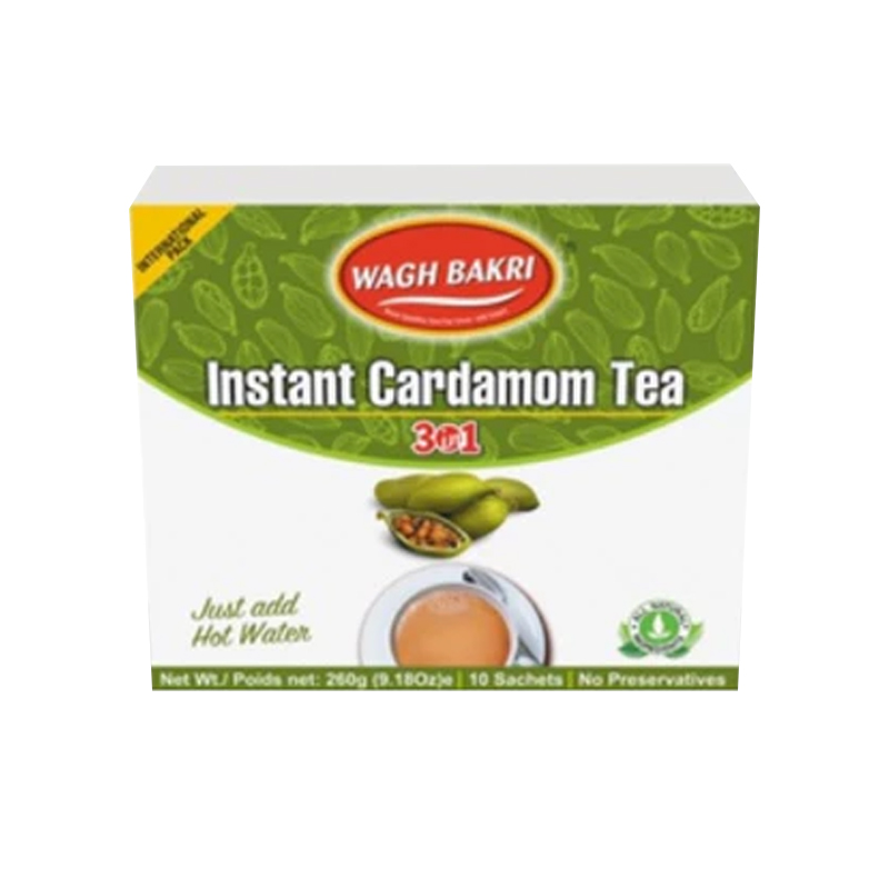 Wagh Bakri Instant 3in1 Cardamom Tea 260gr | Gogobli