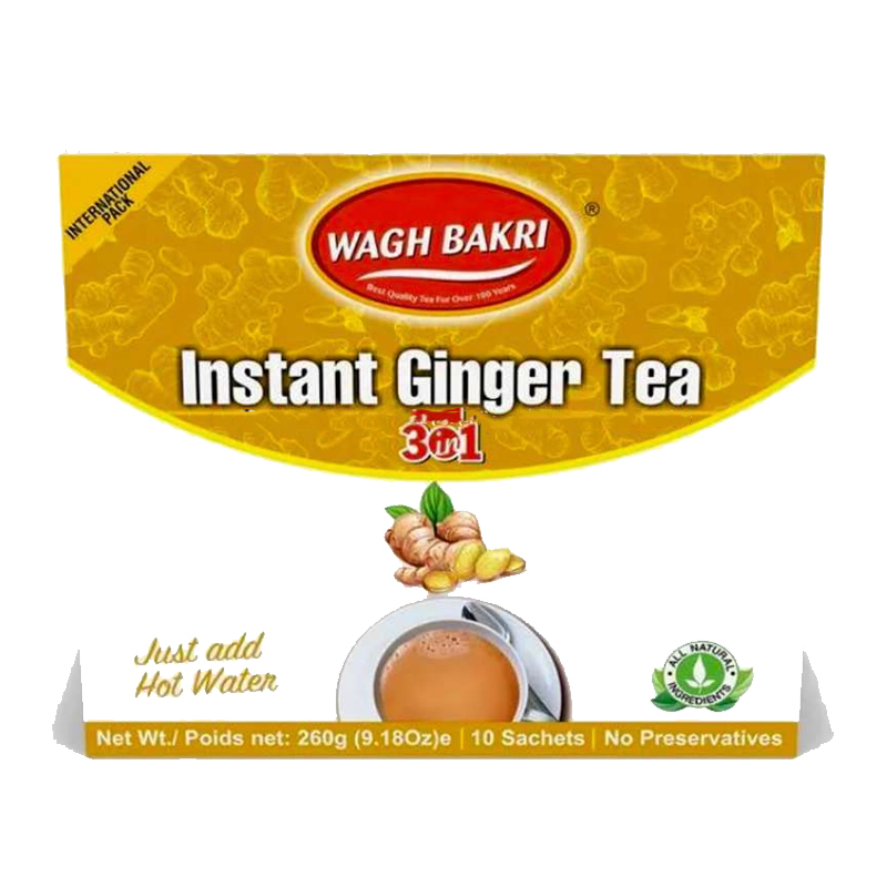 Wagh Bakri Instant Cardamom Tea Ginger 140gr | Gogobli