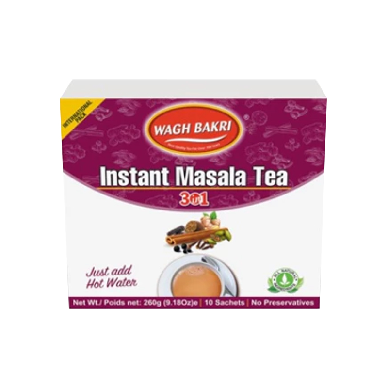 Wagh Bakri Instant 3in1 Masala Tea 260gr | Gogobli