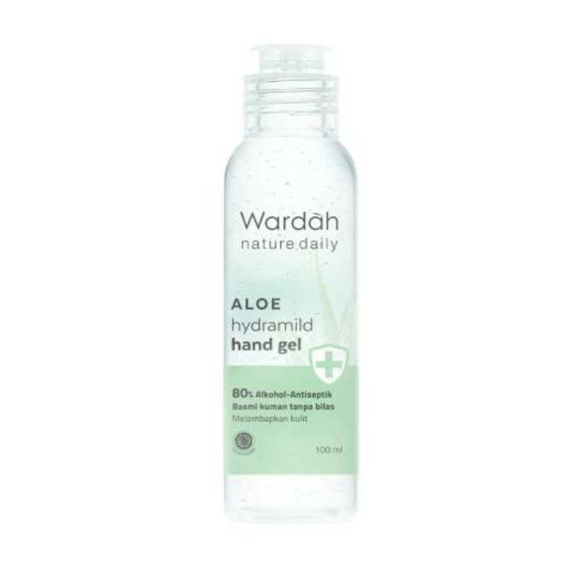 Wardah Nature Daily Aloe Hydramild Hand Gel 100ml (ED: Apr 23) | Gogobli