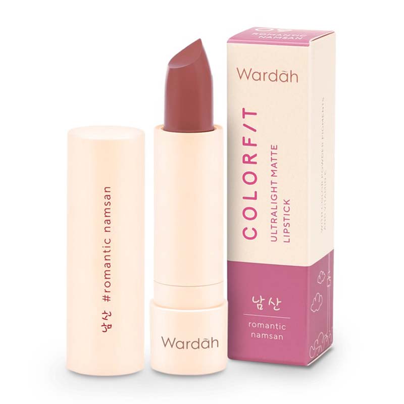 Wardah Colorfit Ultralight Matte Lipstick 09 Romantic Namsan 3.6gr | Gogobli