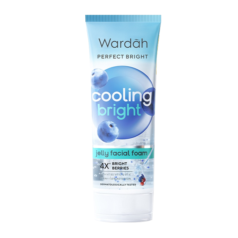 Wardah Perfect Bright Cooling Bright Jelly Facial Foam 100ml | Gogobli