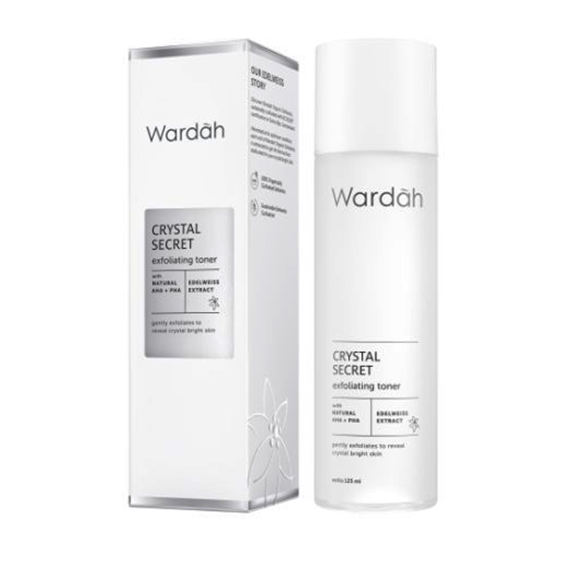 Wardah Crystal Secret Exfoliating Toner 125ml | Gogobli