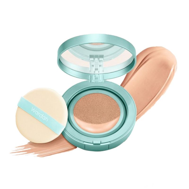 Wardah Exclusive Flawless Cover Cushion 02 Honey Beige 15gr | Gogobli