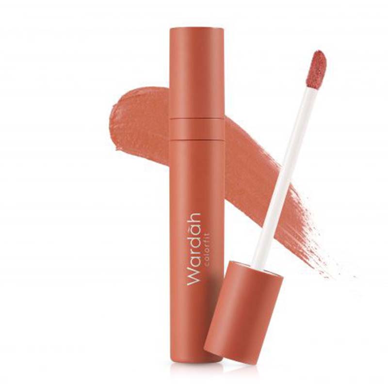 Wardah Colorfit Velvet Matte Lip Mousse 13 Sweet Cinnamon 4gr | Gogobli