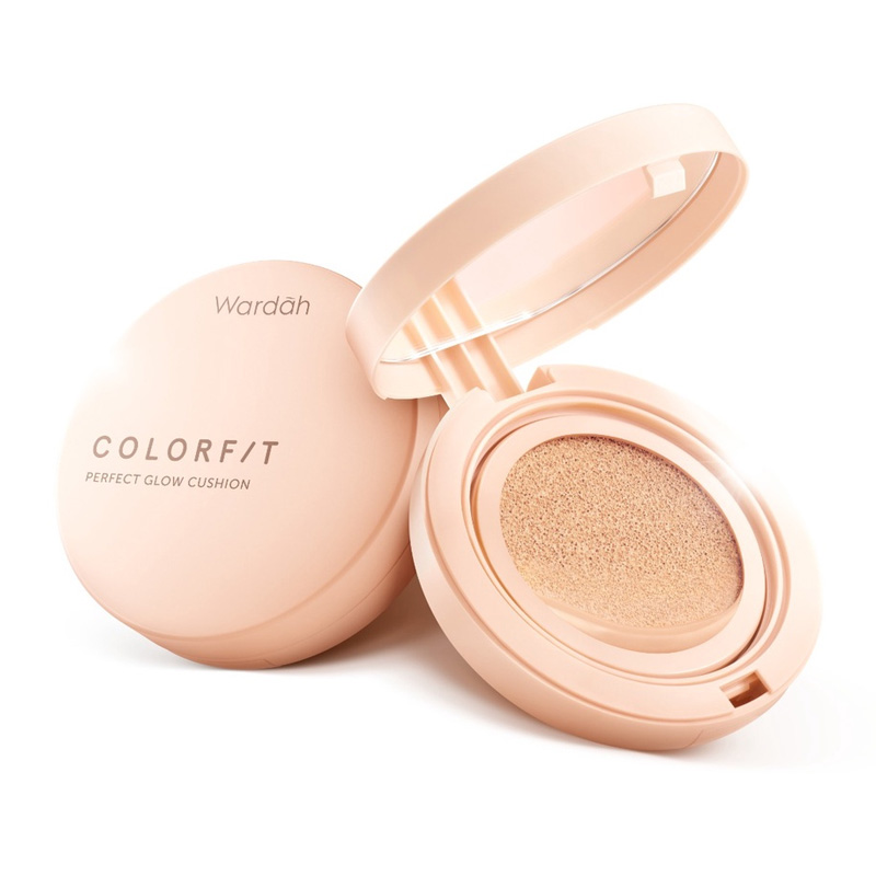 Wardah Colorfit Perfect Glow Cushion 22N Light Ivory 15gr | Gogobli