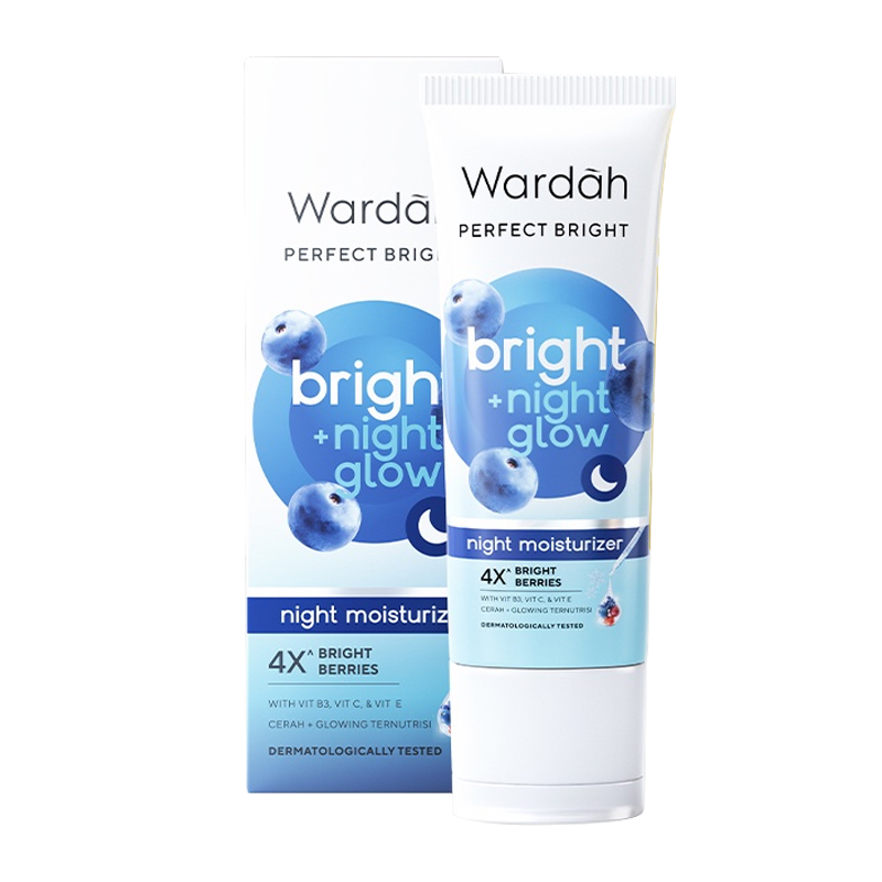 Wardah Perfect Bright Plus Night Glow Moisturizer 20ml | Gogobli