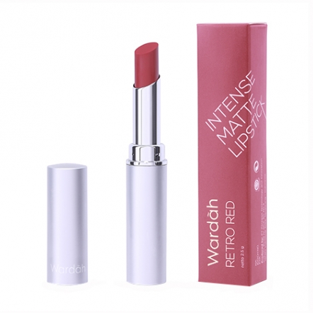 Wardah Intense Matte Lipstick 08 Retro Red 2.3gr | Gogobli