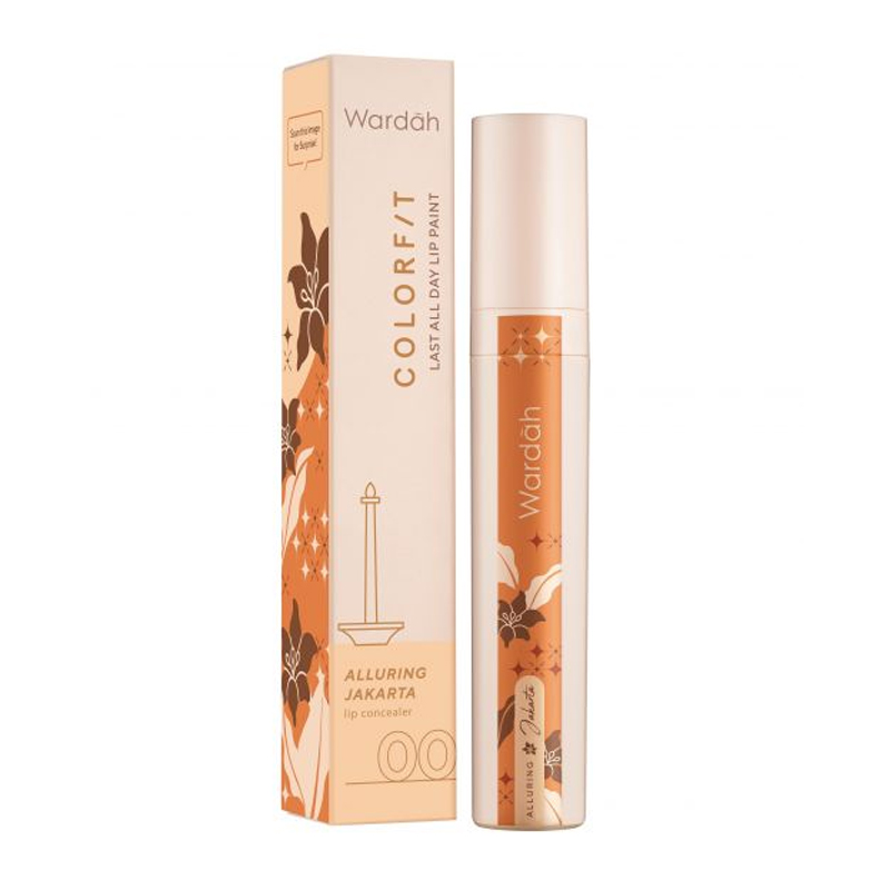 Wardah Colorfit Last All Day Lip Paint All Around The World 00. Alluring Jakarta | Gogobli