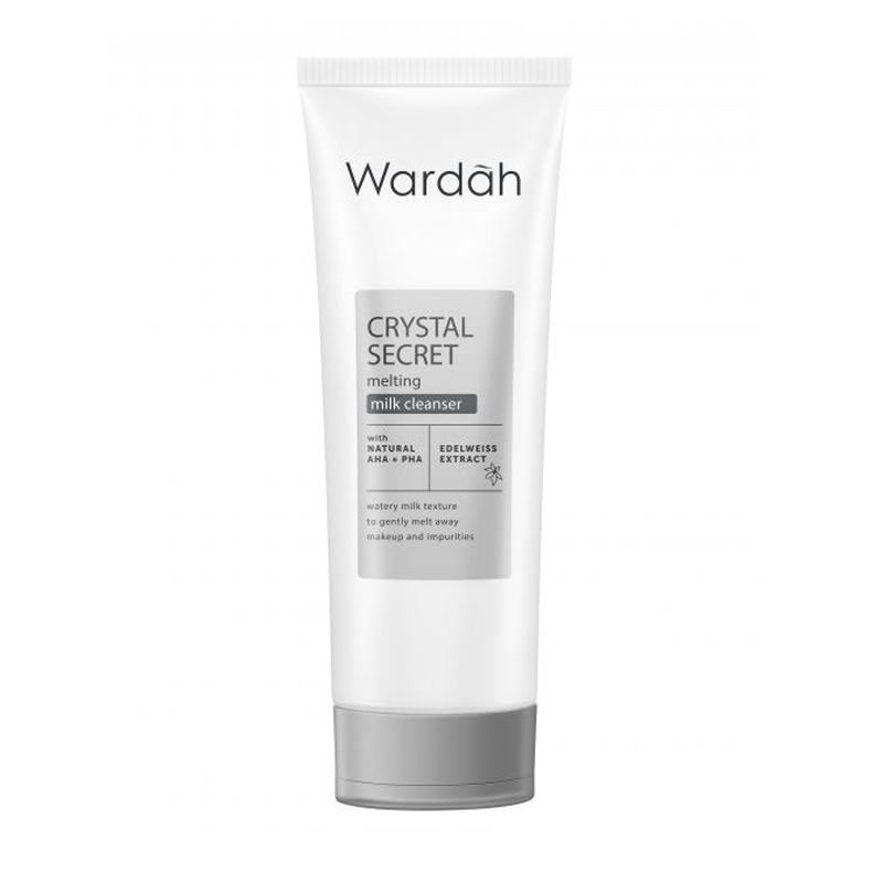 Wardah Crystal Secret Melting Milk Cleanser 100ml | Gogobli