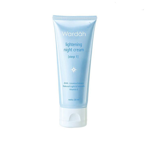 Jual Wardah Lightening Night Cream Step 1 20ml - Gogobli
