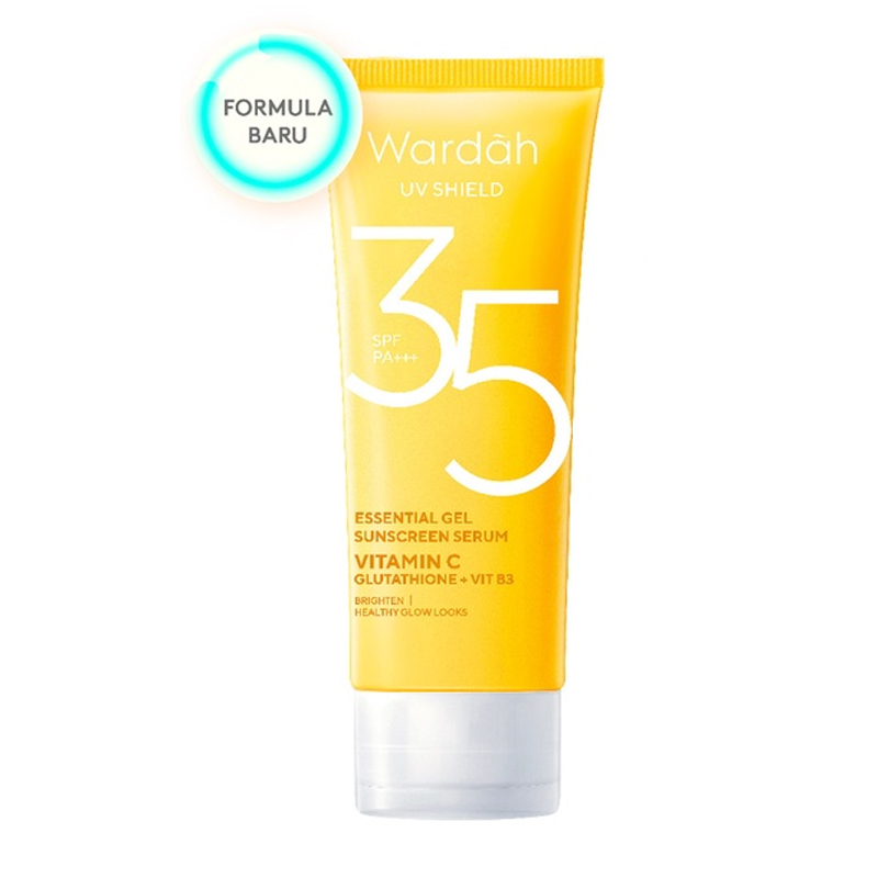 Jual Wardah UV Shield SPF 35 PA Essential Gel Sunscreen Serum 40ml HBHoz