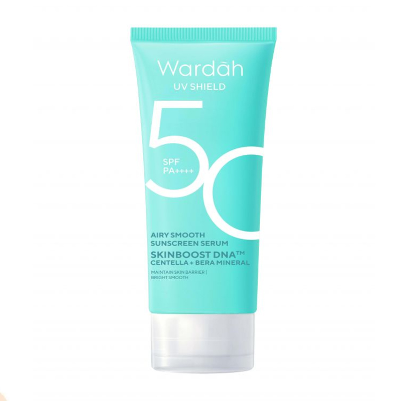 Wardah UV Shield Airy Smooth Sunscreen Serum SPF 50 PA++++ 25ml | Gogobli