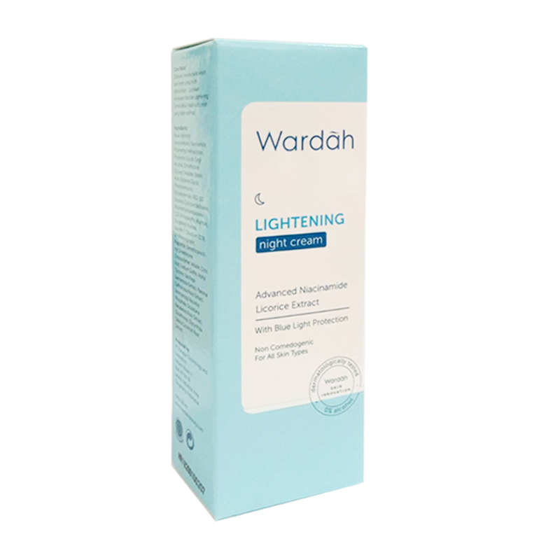 Wardah Lightening Night Cream Advanced Niacinamide 20ml | Gogobli
