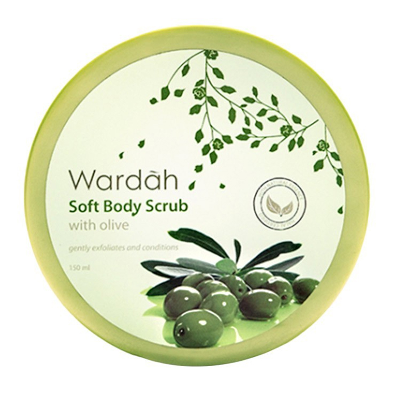 Wardah Soft Body Scrub With Olive 240ml | Gogobli