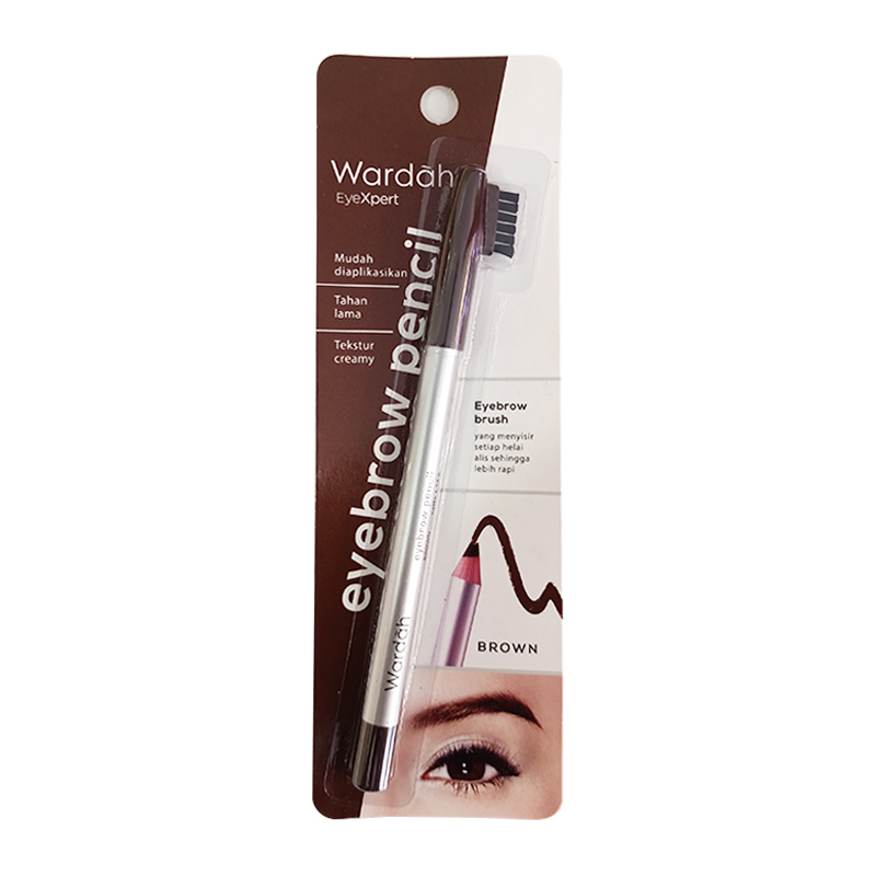 Wardah EyeXpert Eyebrow Pencil Brown 1.14gr | Gogobli