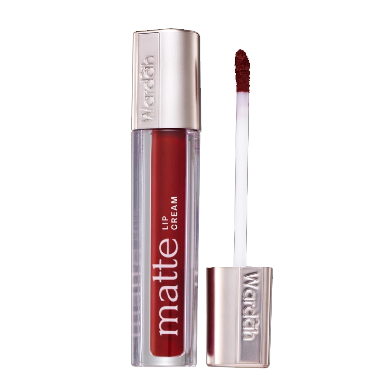 Wardah Exclusive Matte Lip Cream 01 Red-dicted 4gr | Gogobli