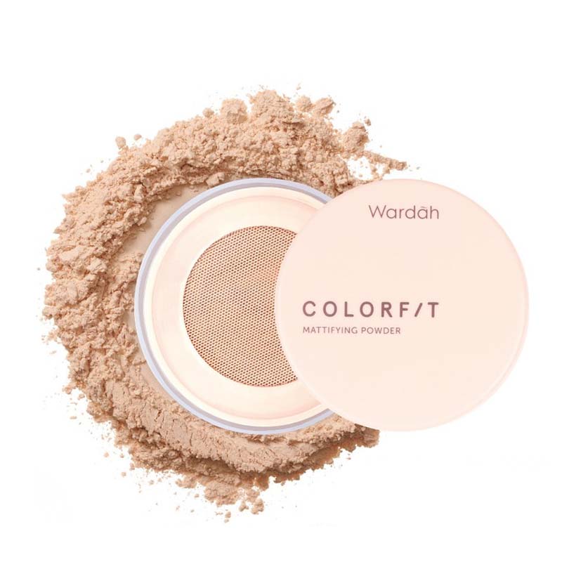 Wardah Colorfit Mattifying Powder 32N Neutral Beige 15gr | Gogobli