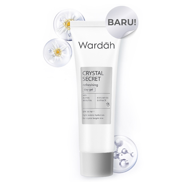 Wardah Crystal Secret Refreshing Day Gel 15ml | Gogobli