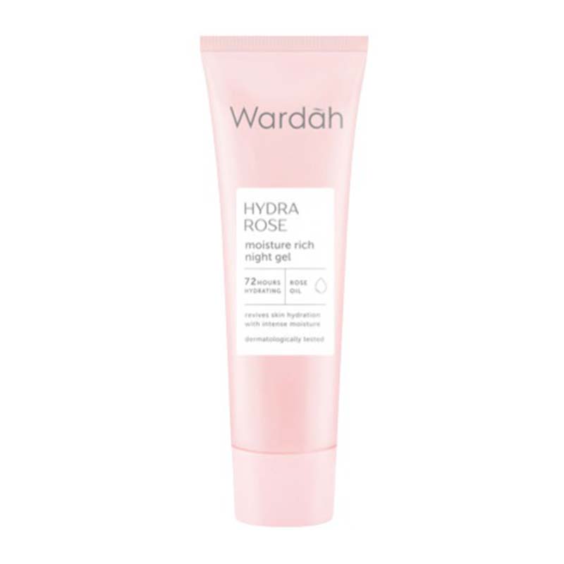 Wardah Hydra Rose Moisture Rich Night Gel 17ml | Gogobli