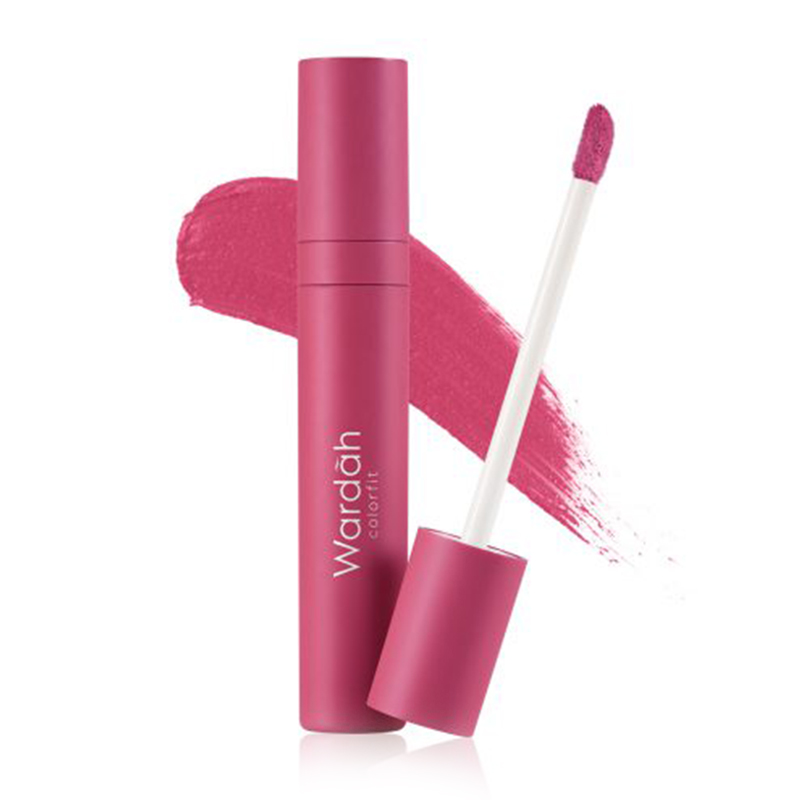 Wardah Colorfit Velvet Matte Lip Mousse 06 Fuchsia Lover 4gr | Gogobli