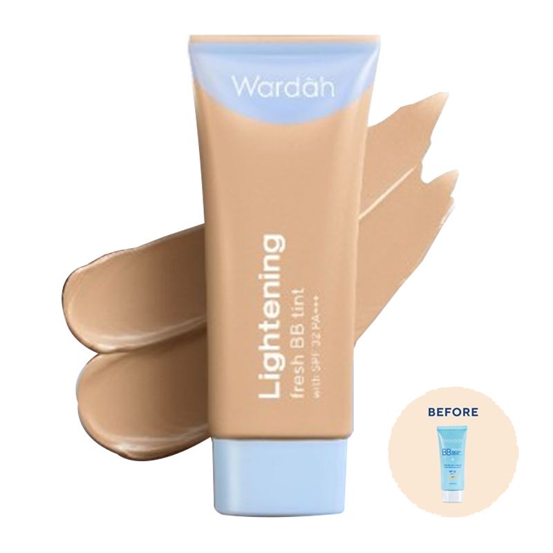 Wardah Lightening Fresh BB Tint 04 Neutral Beige (32N) 15ml | Gogobli