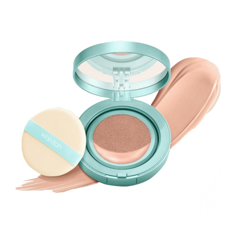 Wardah Exclusive Flawless Cover Cushion 01 Light Beige 15gr | Gogobli