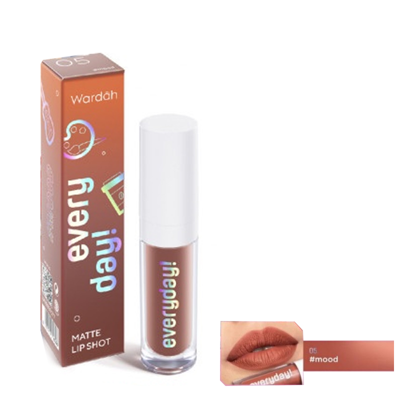 Wardah Everyday! Matte Lip Shot 05 #mood 1.8gr | Gogobli