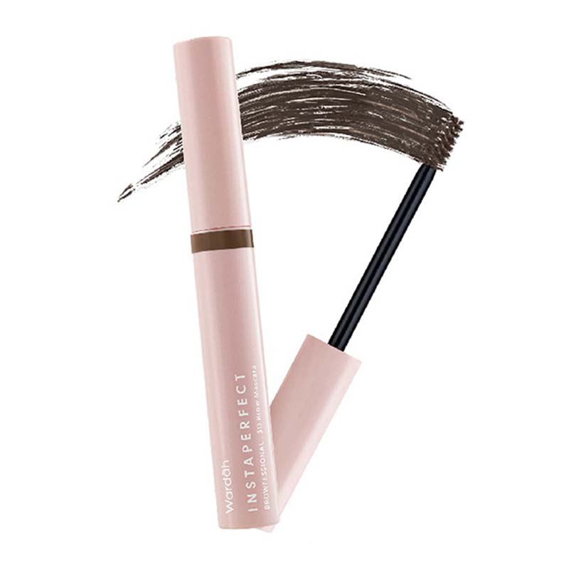 Wardah Instaperfect Browfessional 3D Brow Mascara 01. Brown 5.5gr | Gogobli