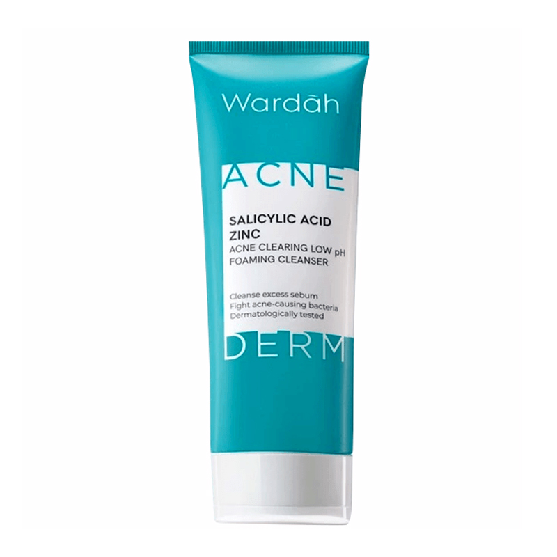 Wardah Acnederm Pure Foaming Cleanser 50ml | Gogobli