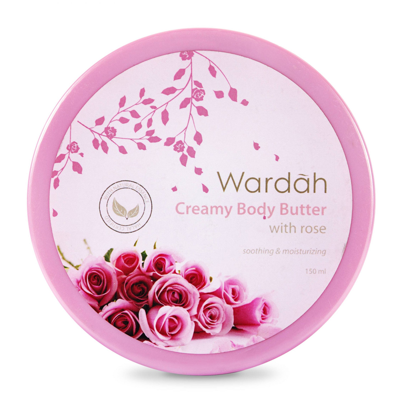 Wardah Creamy Body Butter With Rose 100ml | Gogobli