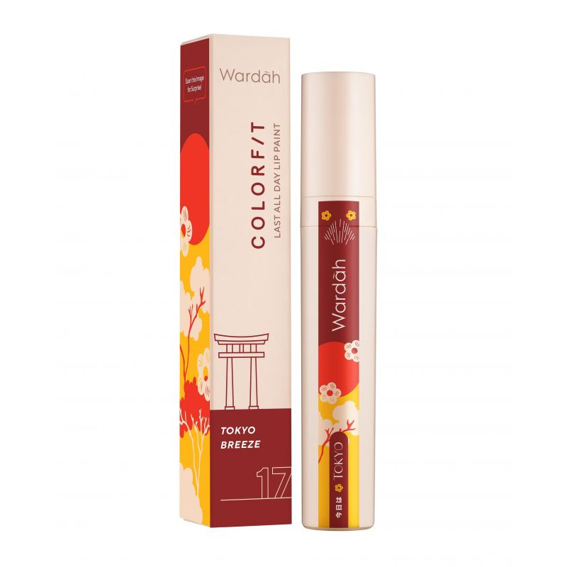 Wardah Colorfit Last All Day Lip Paint All Around The World 17. Tokyo Breeze | Gogobli