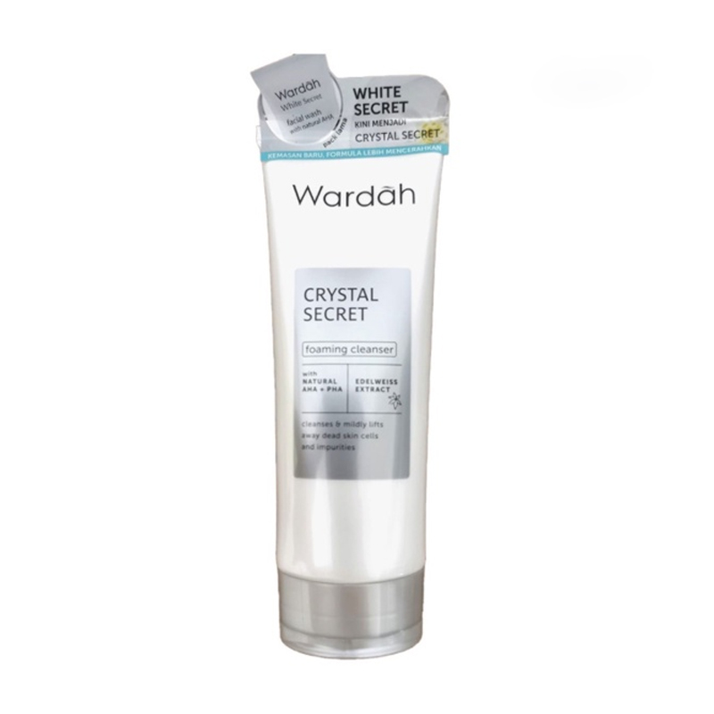 Wardah White Crystal Facial Foaming Cleanser 100ml | Gogobli