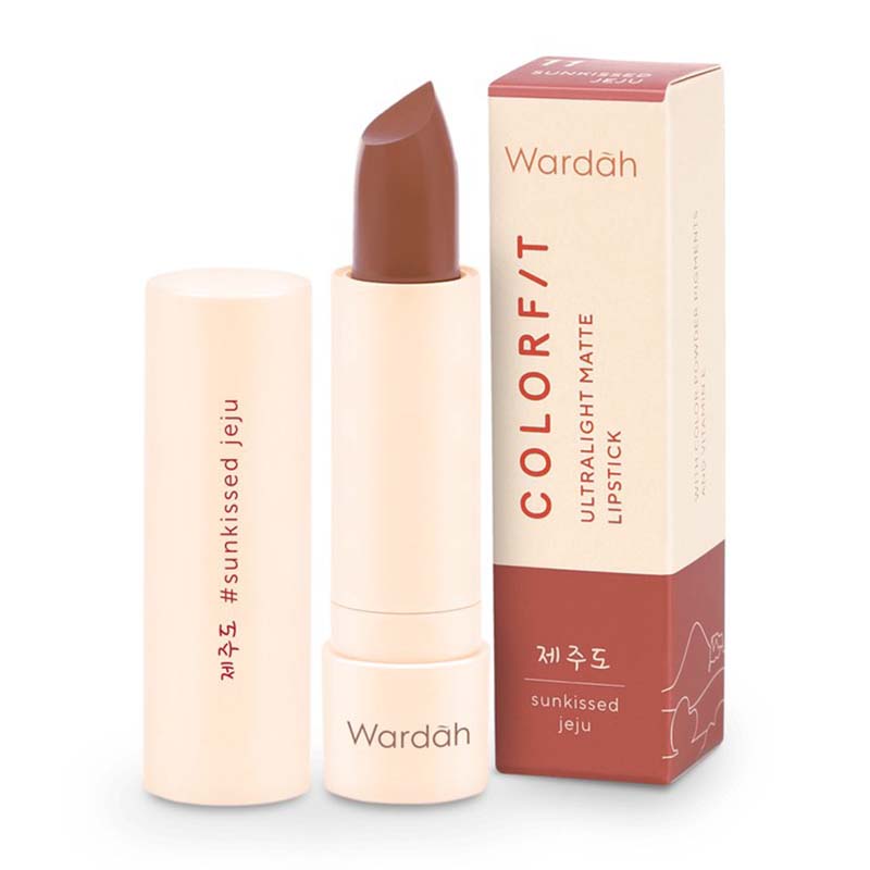 Wardah Colorfit Ultralight Matte Lipstick 11 Sunkissed Jeju 3.6gr | Gogobli