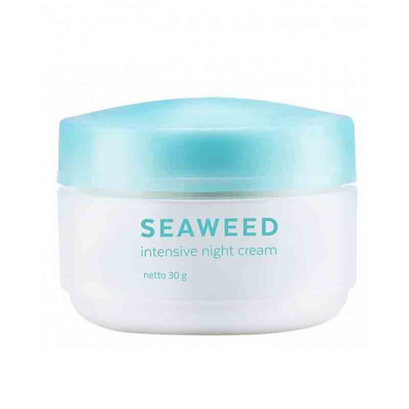Wardah Nature Daily Seaweed Intensive Night Cream 30gr | Gogobli