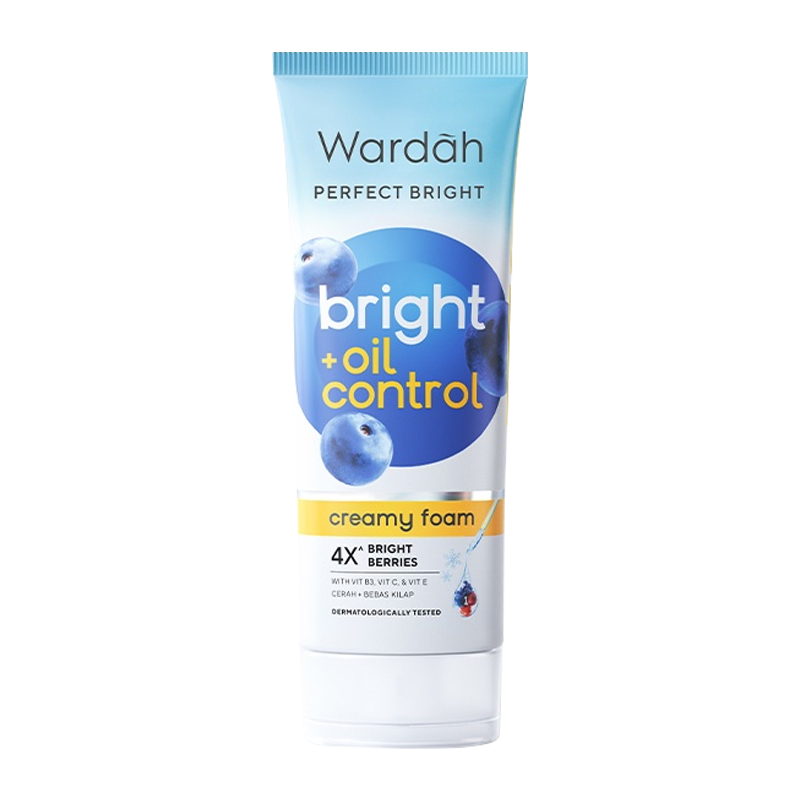 Wardah Perfect Bright+Oil Control Creamy Foam 100ml | Gogobli