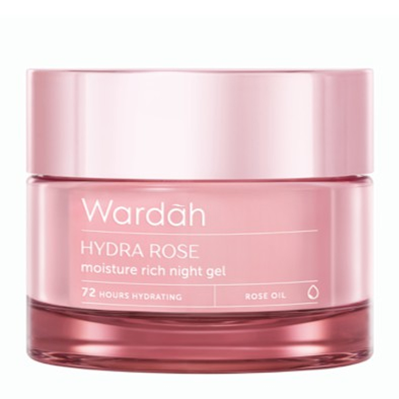 Wardah Hydra Rose Moisture Rich Night Gel 40gr | Gogobli