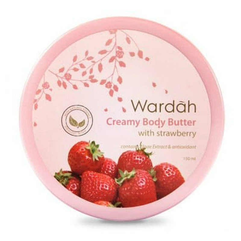 Wardah Creamy Body Butter With Strawberry 100ml | Gogobli