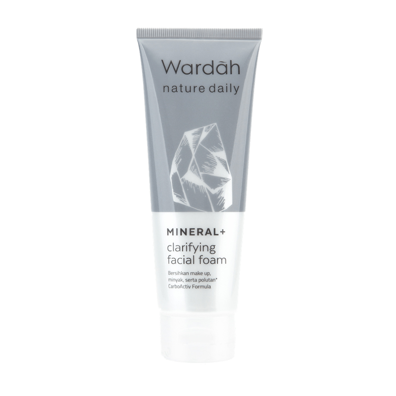 Wardah Nature Daily Mineral Plus Clarifying Facial Foam 100ml | Gogobli
