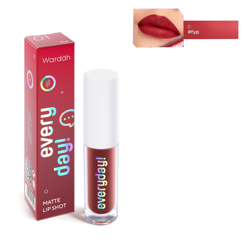 Wardah Everyday! Matte Lip Shot 01 #fyp 1.8gr | Gogobli