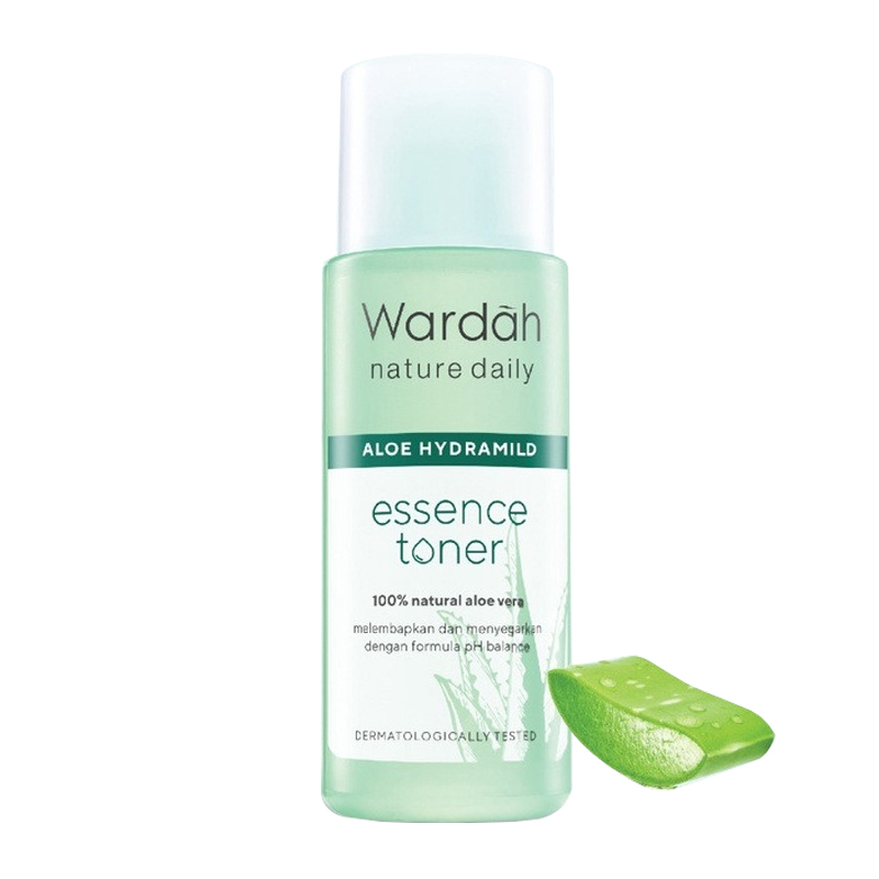 Wardah Nature Daily Aloe Hydramild Essence Toner 100ml | Gogobli