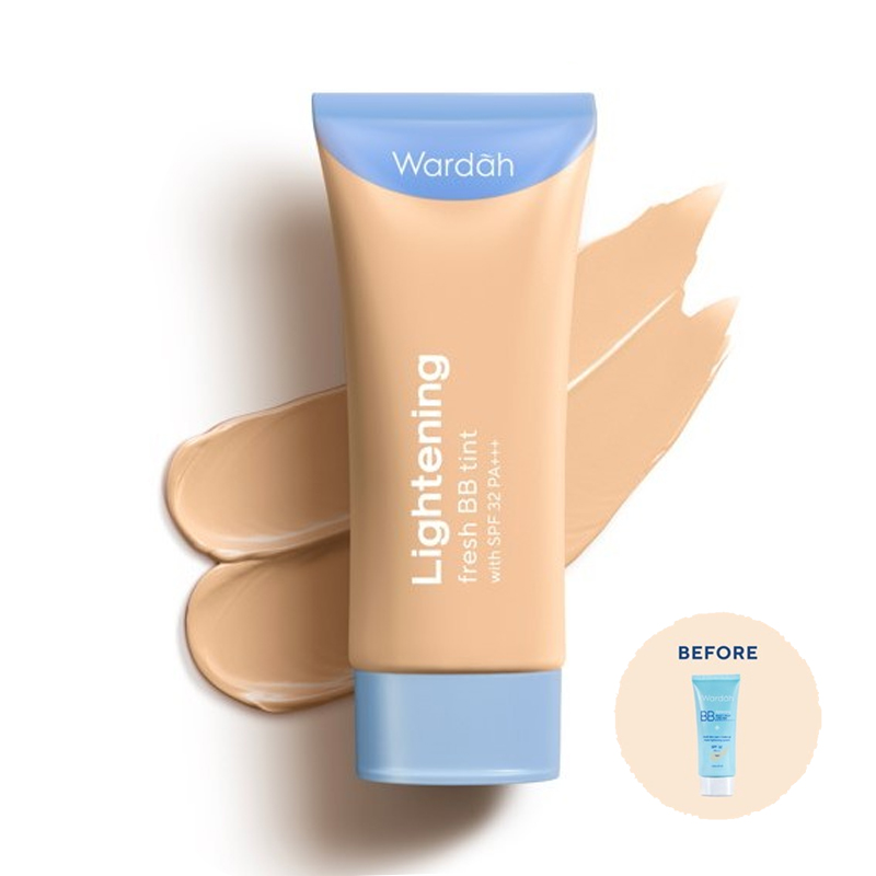 Wardah Lightening Fresh BB Tint 03 Warm Ivory (23W) 15ml | Gogobli