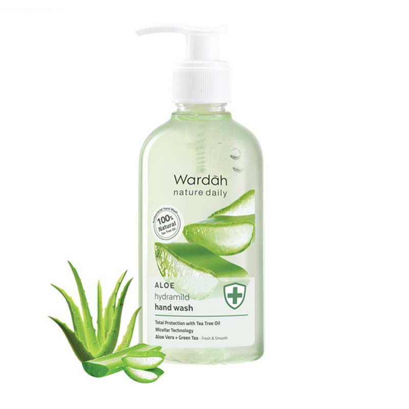 Wardah Nature Daily Aloe Hydramild Hand Wash 250ml | Gogobli