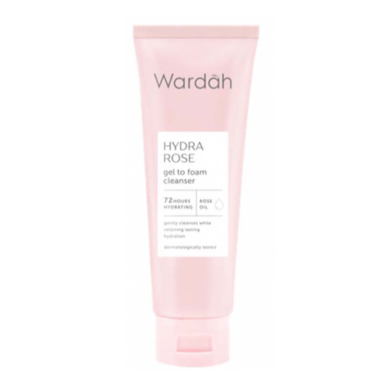 Wardah Hydra Rose Gel To Foam Cleanser 100ml | Gogobli