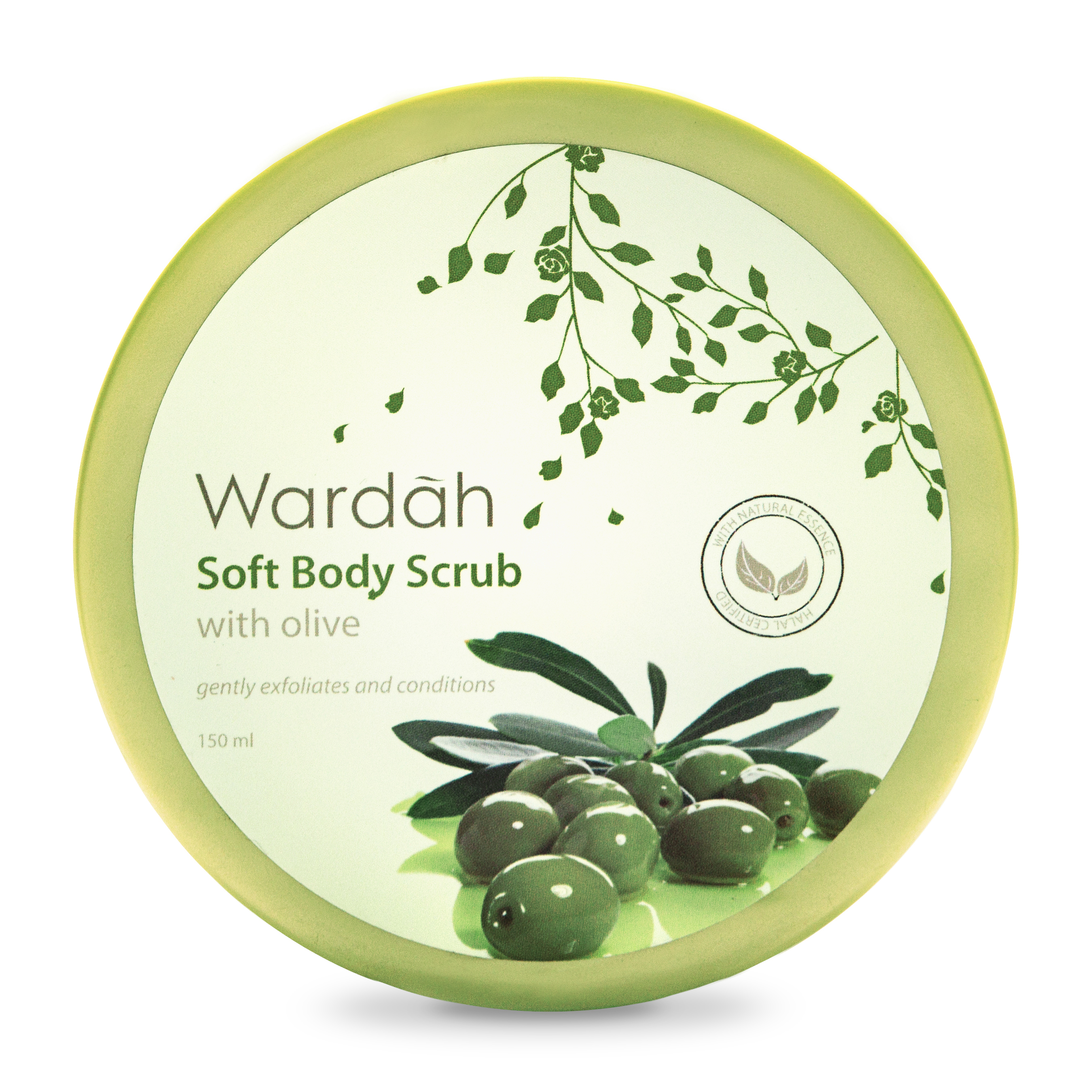 Wardah Soft Body Scrub With Olive 150ml | Gogobli