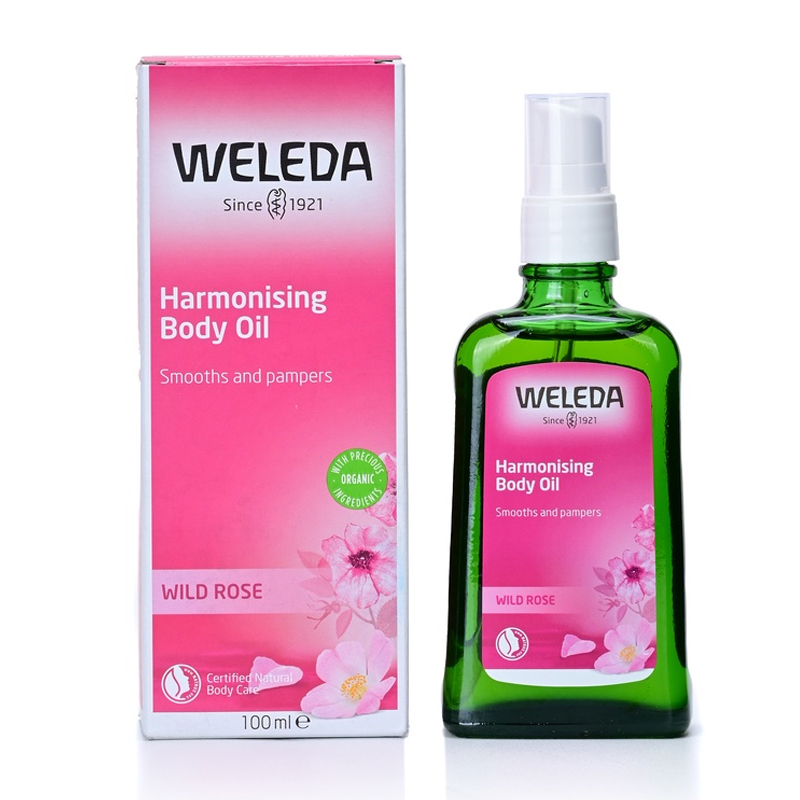 Weleda Wild Rose Harmonising Body Oil 100ml | Gogobli