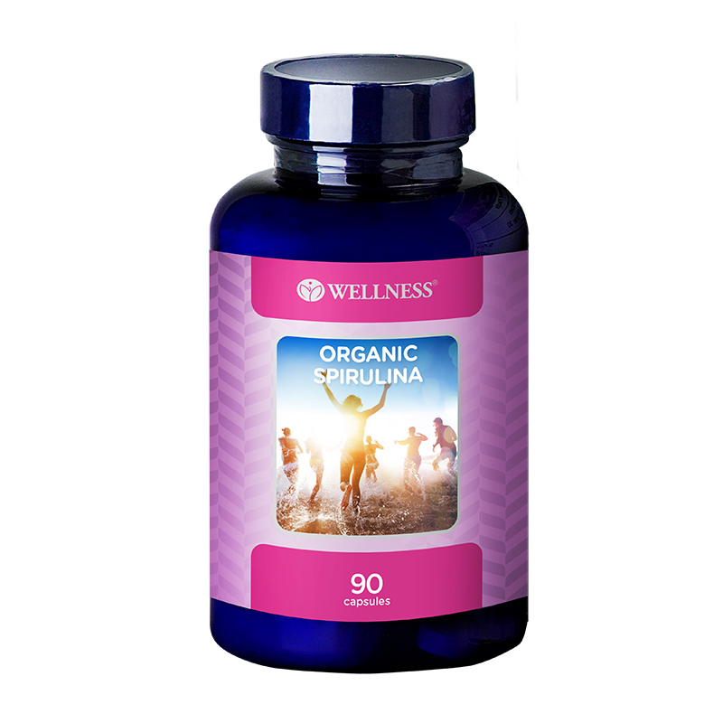 Wellness Organic Spirulina 90 Vegycaps