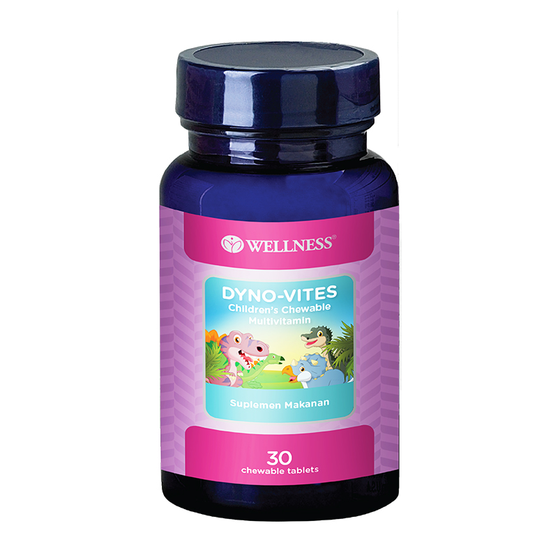 Jual Wellness Dyno Vites Child Multivitamin 30 tablet HBHoz