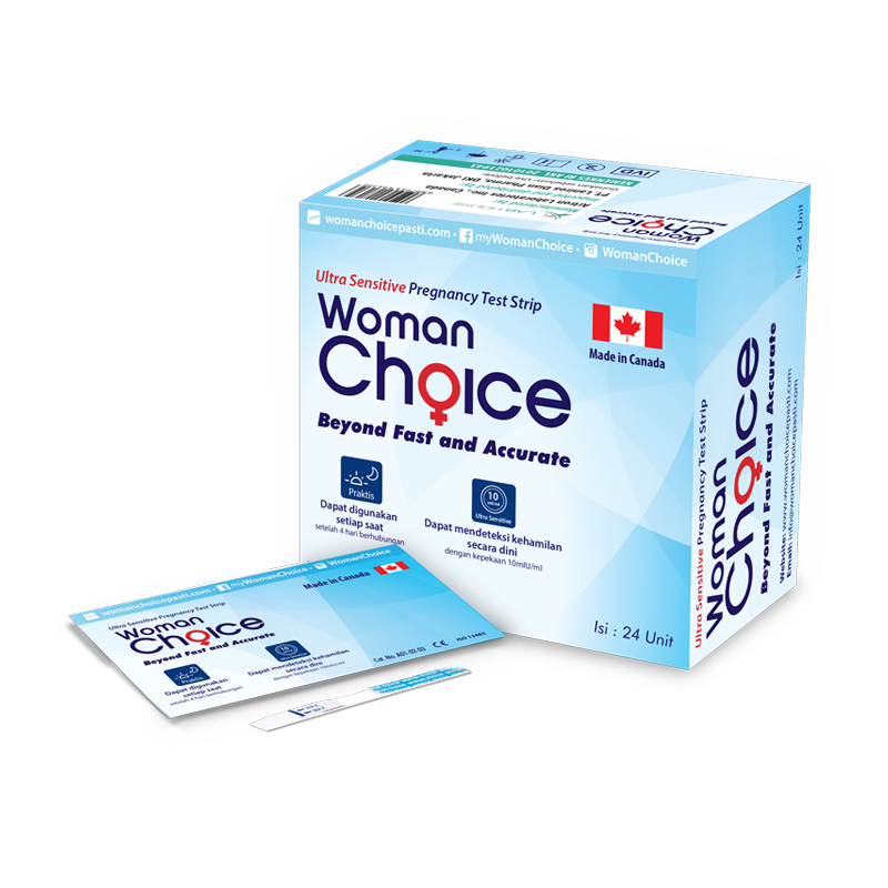 Woman Choice Ultra Sensitive Pregnancy Test Strip Box 24s | Gogobli